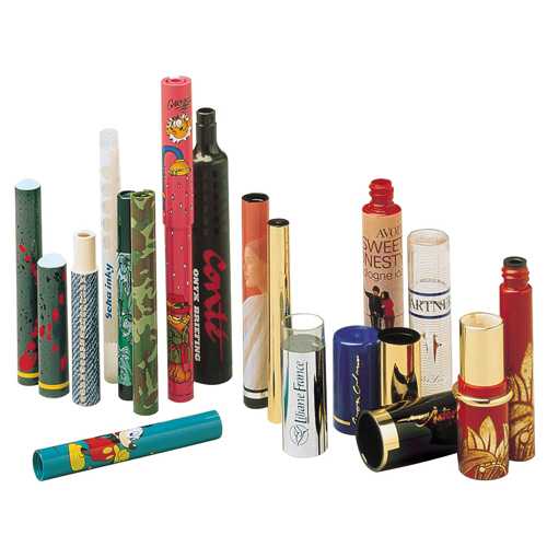 Foiling on cosmetic and beauty care plastic containers