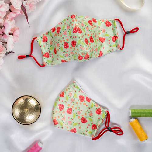 Customized colorful printing on face mask