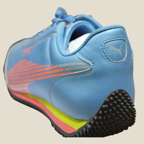 High frequency heat transfers on sport shoe
