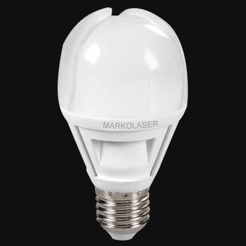 Lase marking on led bulbs