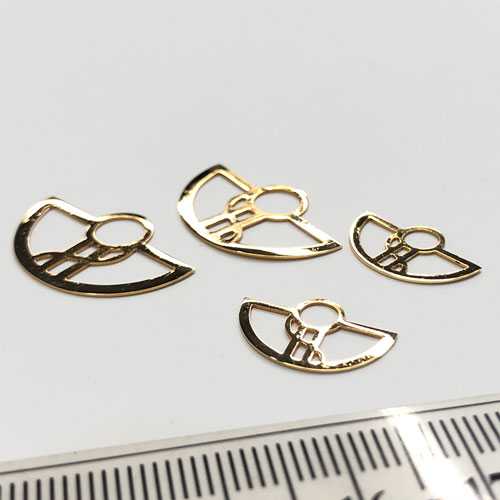 Laser cutting on premium swiss watch parts