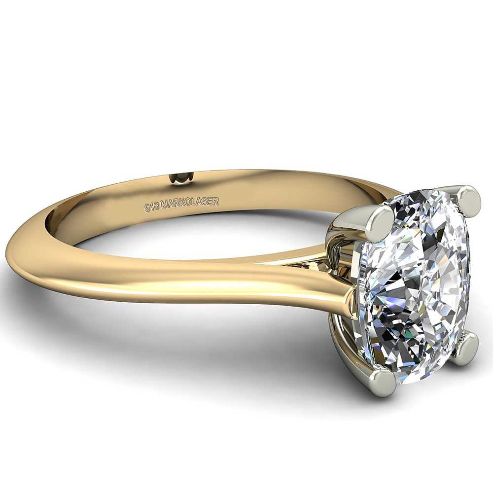 Laser hallmarking and branding on gold ring