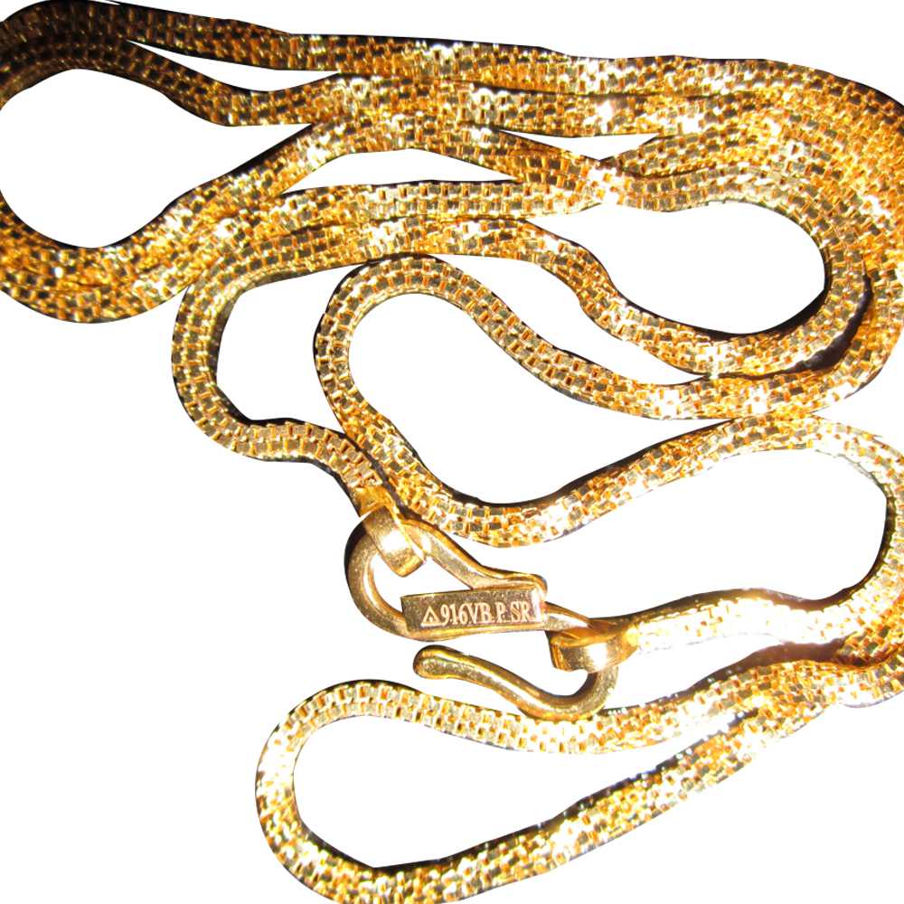 Laser marking and hallmarking on neck chain hook jewelry