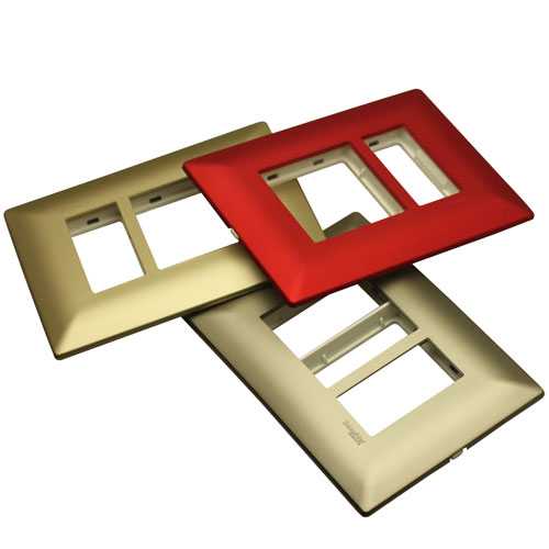 Laser marking and texturing on electric switch boards