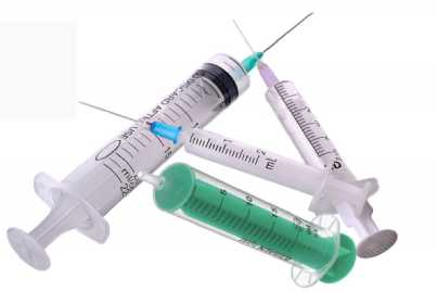 Printing on disposable syringes