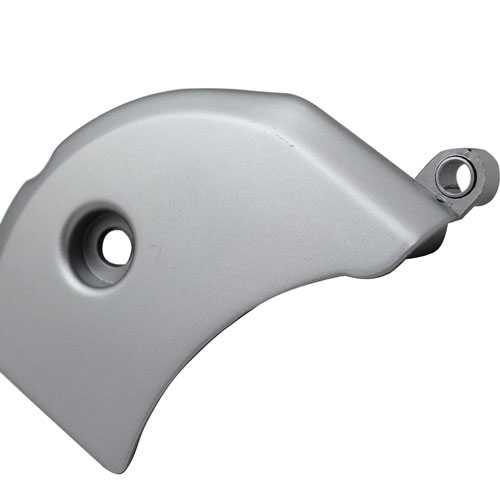 Spray coating on plastic electric parts