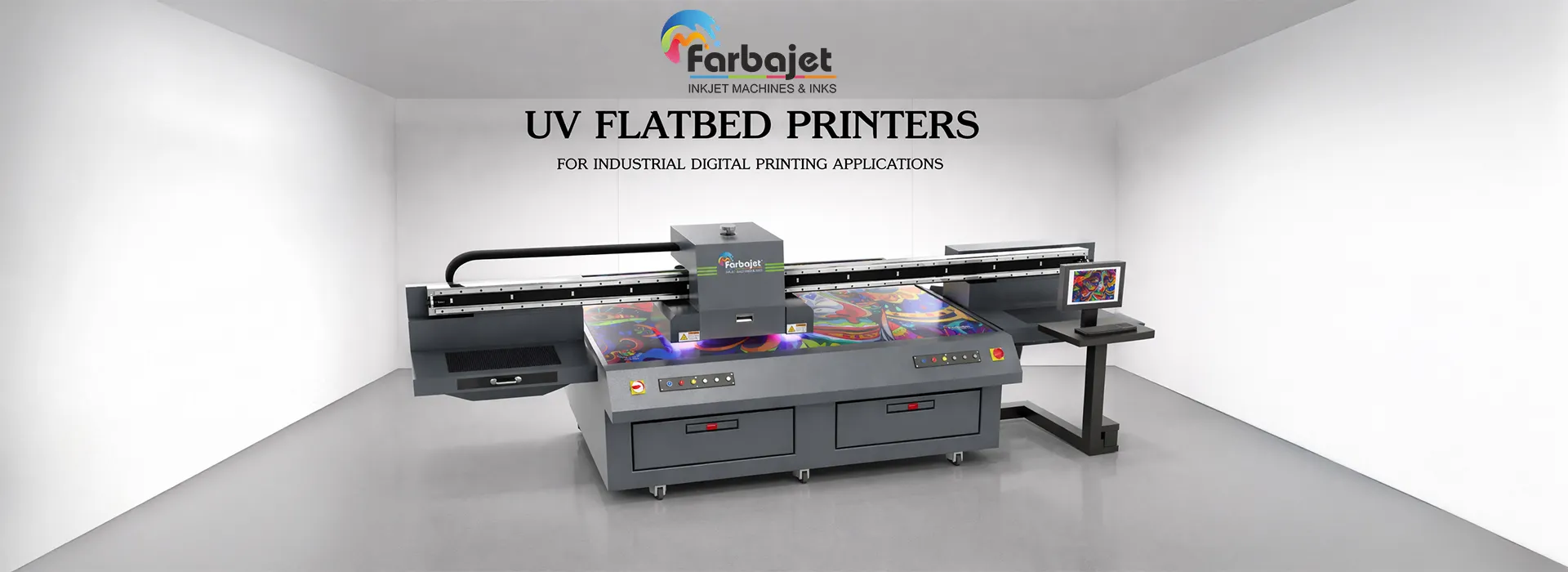 Drop-on-Demand UV Digital Flatbed Printing Machine