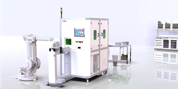 Fully Automatic Robot Integrated Laser Marking Automation