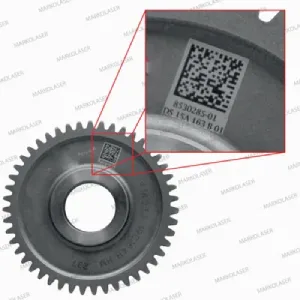 laser-marking-on-engin-part-cast-iron