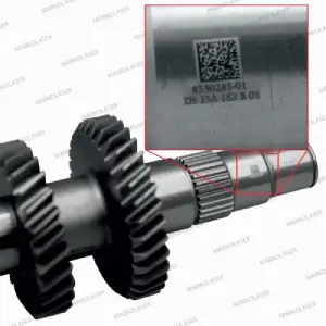 laser-marking-on-gear-assembly-datamatrix