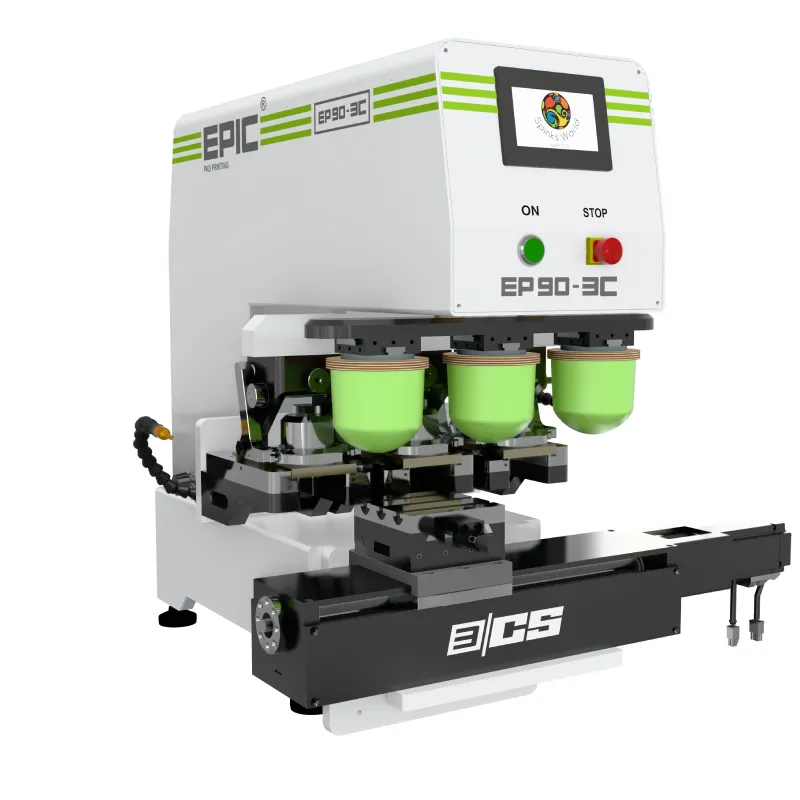 EPIC-90 3-Color Pad Printing |pad printing machine near me  | pad printing ink  | pad printer  | pad printing supplies  | pad printer machine  | pad printing equipment 