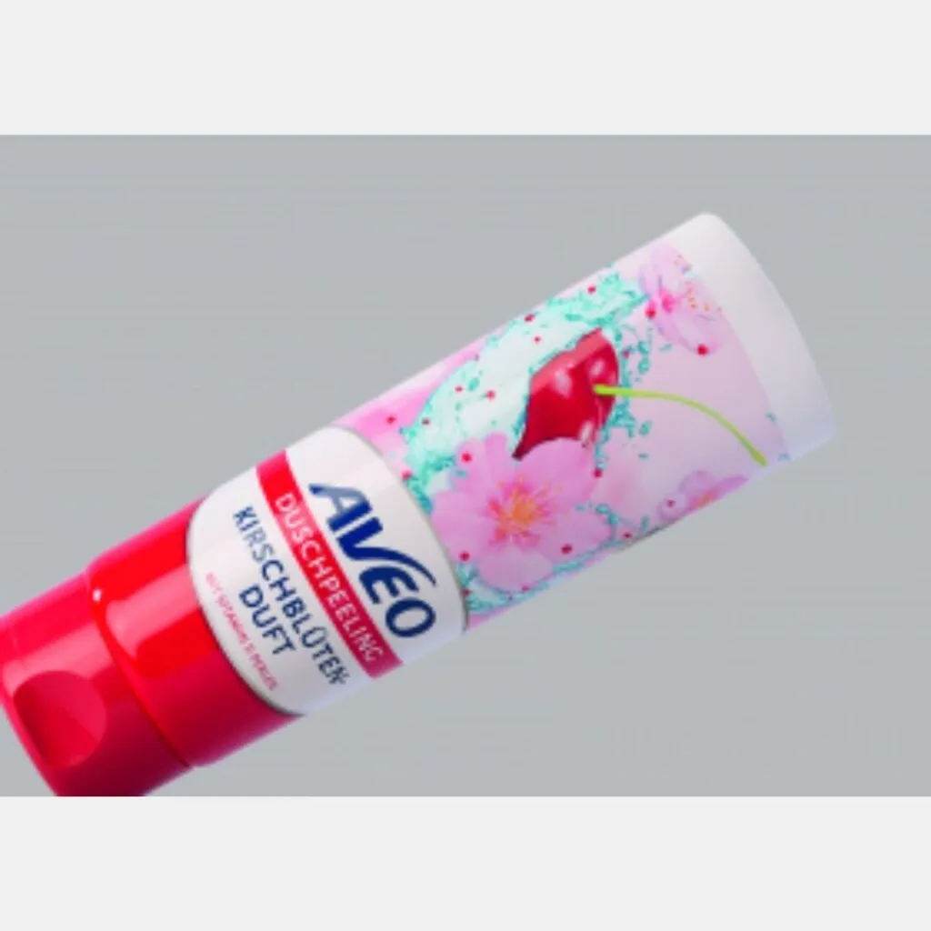 Screen printing inks on cosmetic tubes and containers