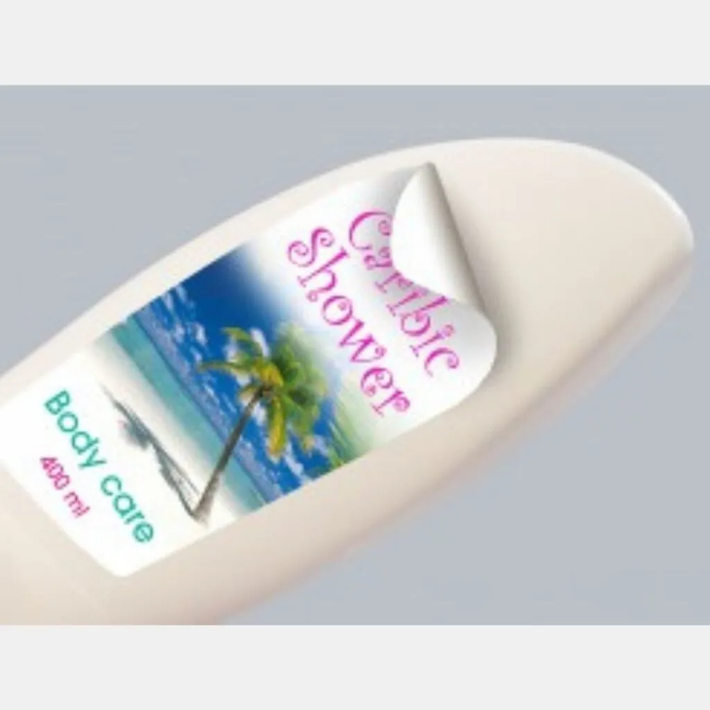 Label screen printing inks for shampoo bottles