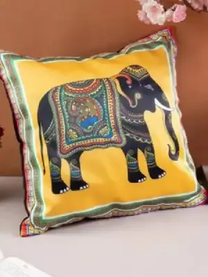 elephant cushion cover