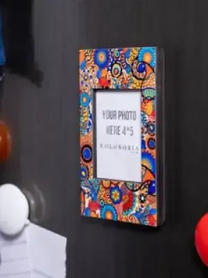 peacock admiration mini photo frame