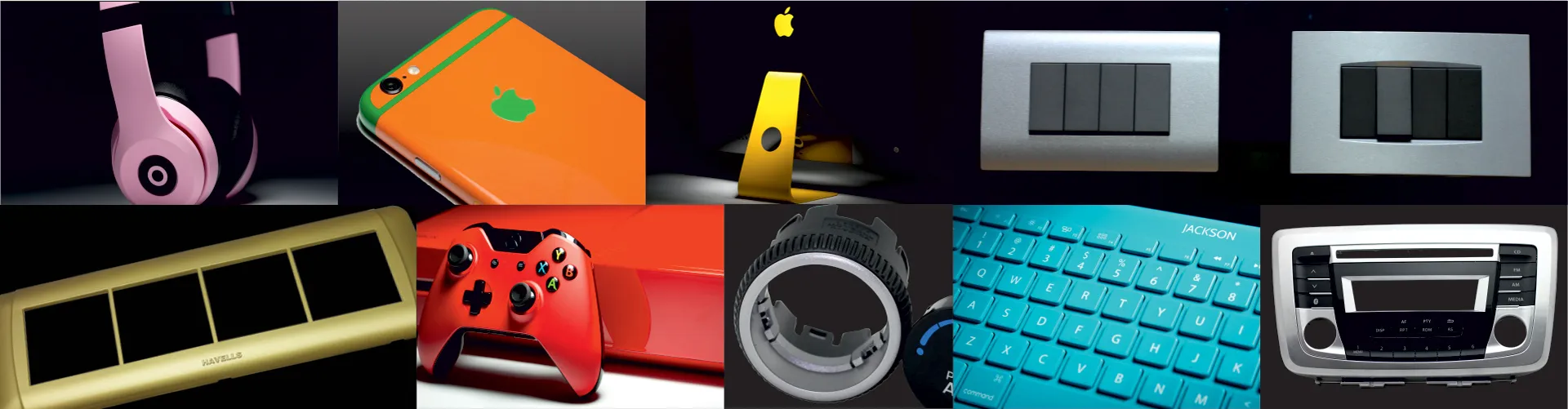 luxury coating on electrical electronic home appliances automotive interior