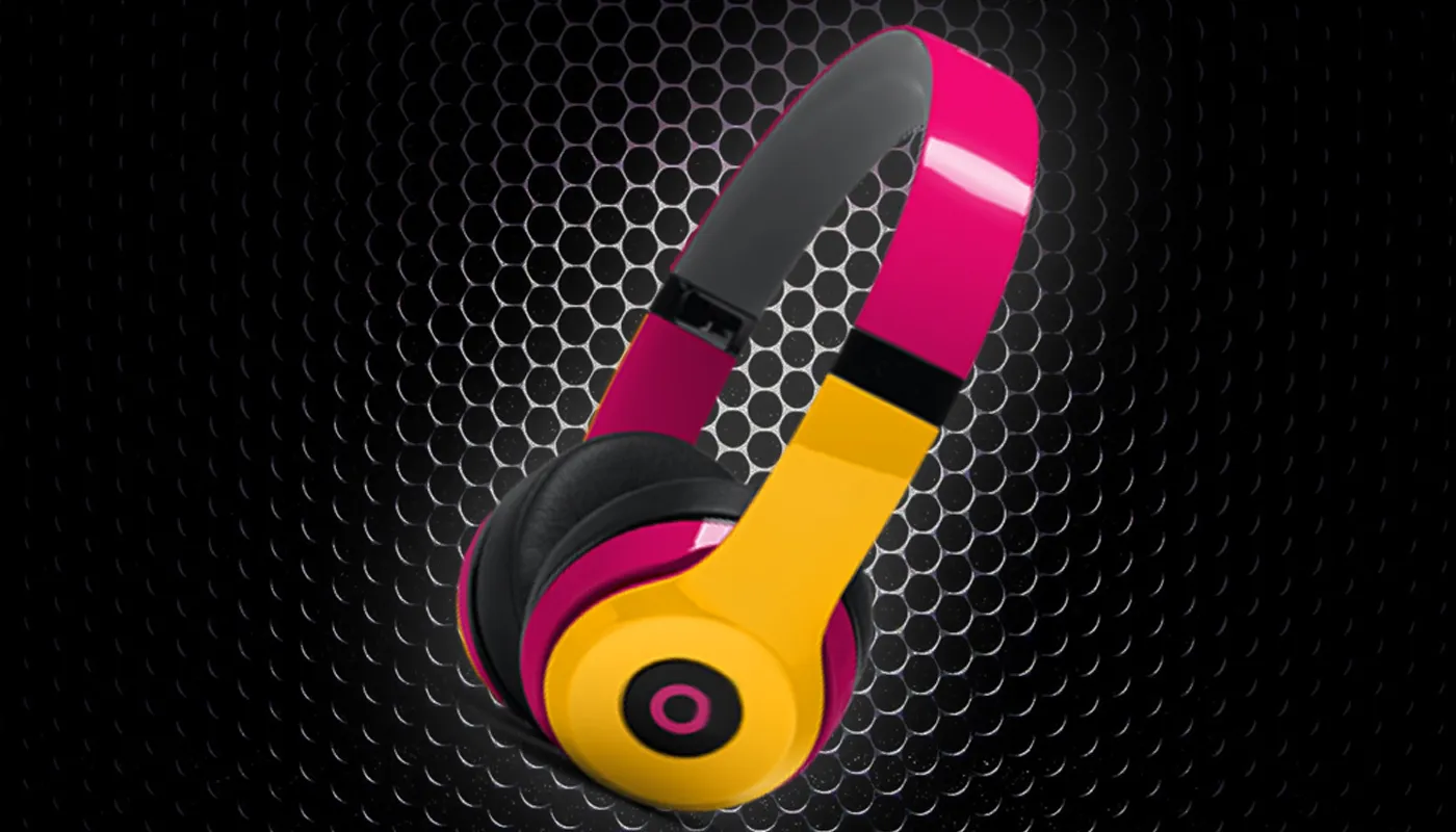 luxury coating on head phones