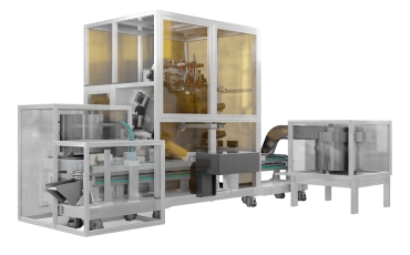 Fully automatic industrial screen printing machine
